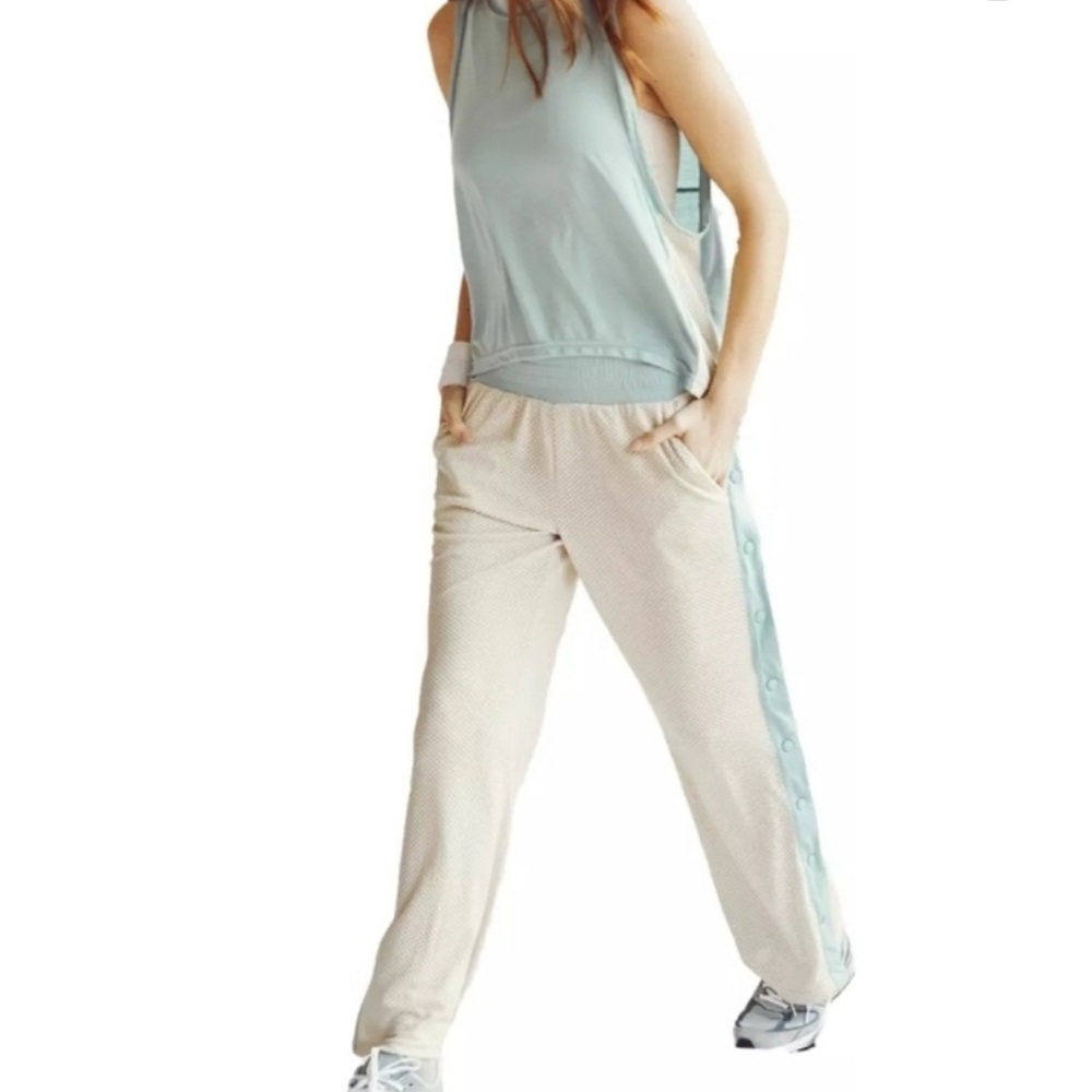 Free People Set! Nothing But Net, Tank + Track Pants | XS